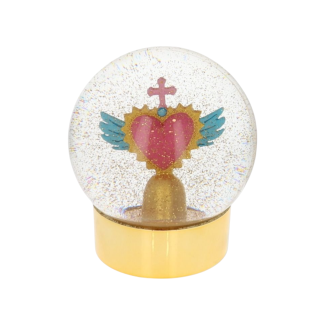 Boule à neige - Coeur ex voto