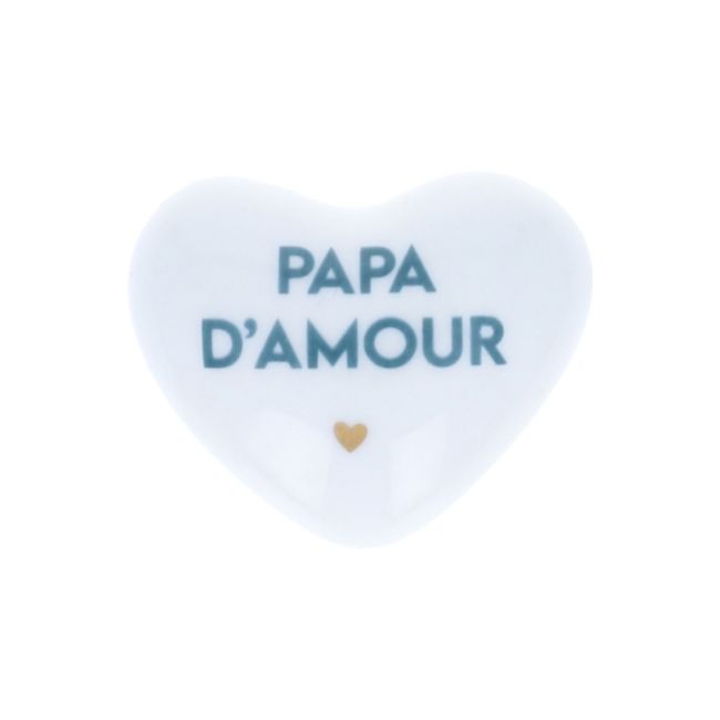 Coeur papa damour bleu
