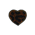 Broche coeur leopard