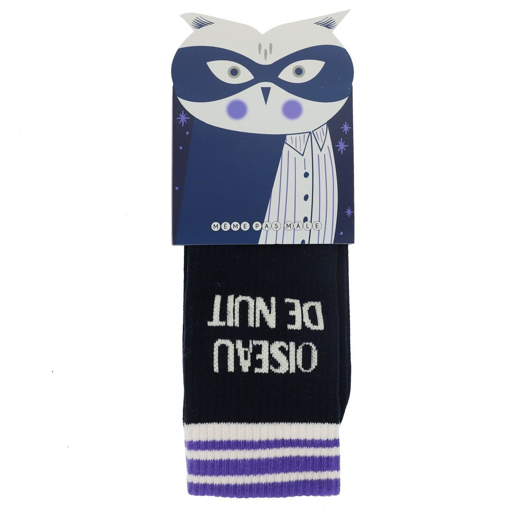 Chaussettes - oiseau de nuit