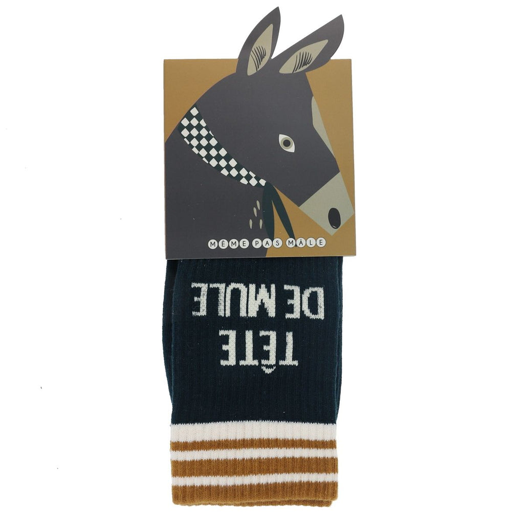 Chaussettes - tête de mule