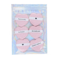 6 eponges make up coeur