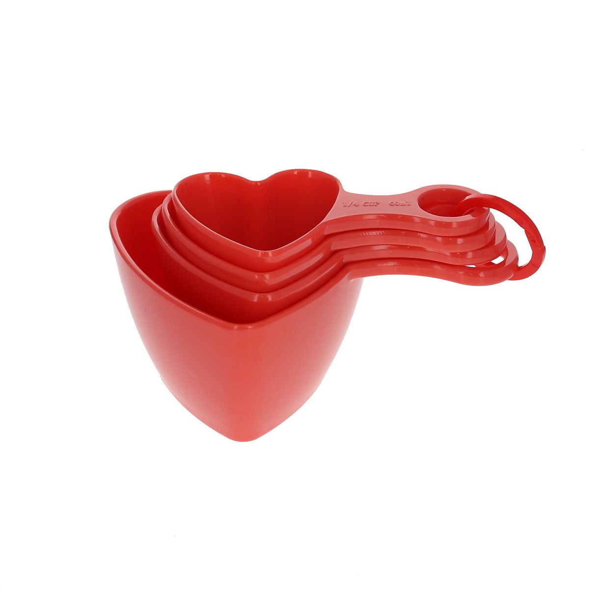 Coeurs doseurs corail x4