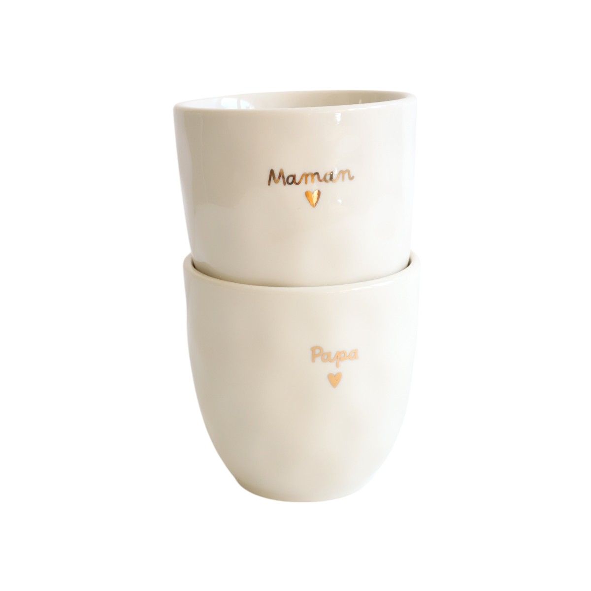 Tasse maman coeur gold