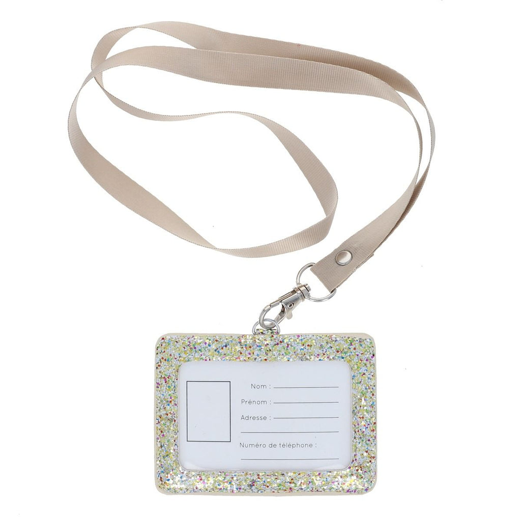 Porte carte glitter