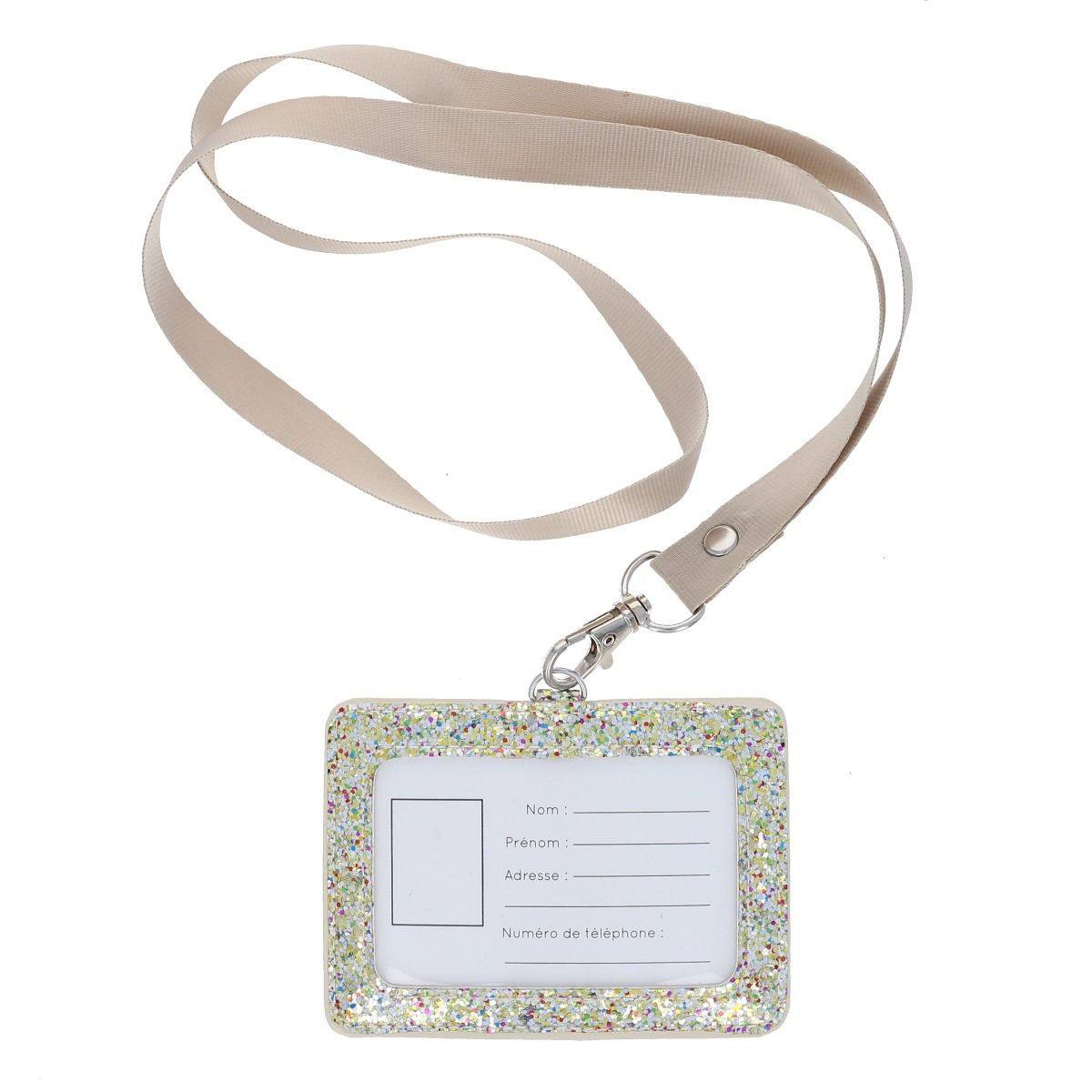 Porte carte glitter