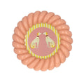Cadre olympe rond rose
