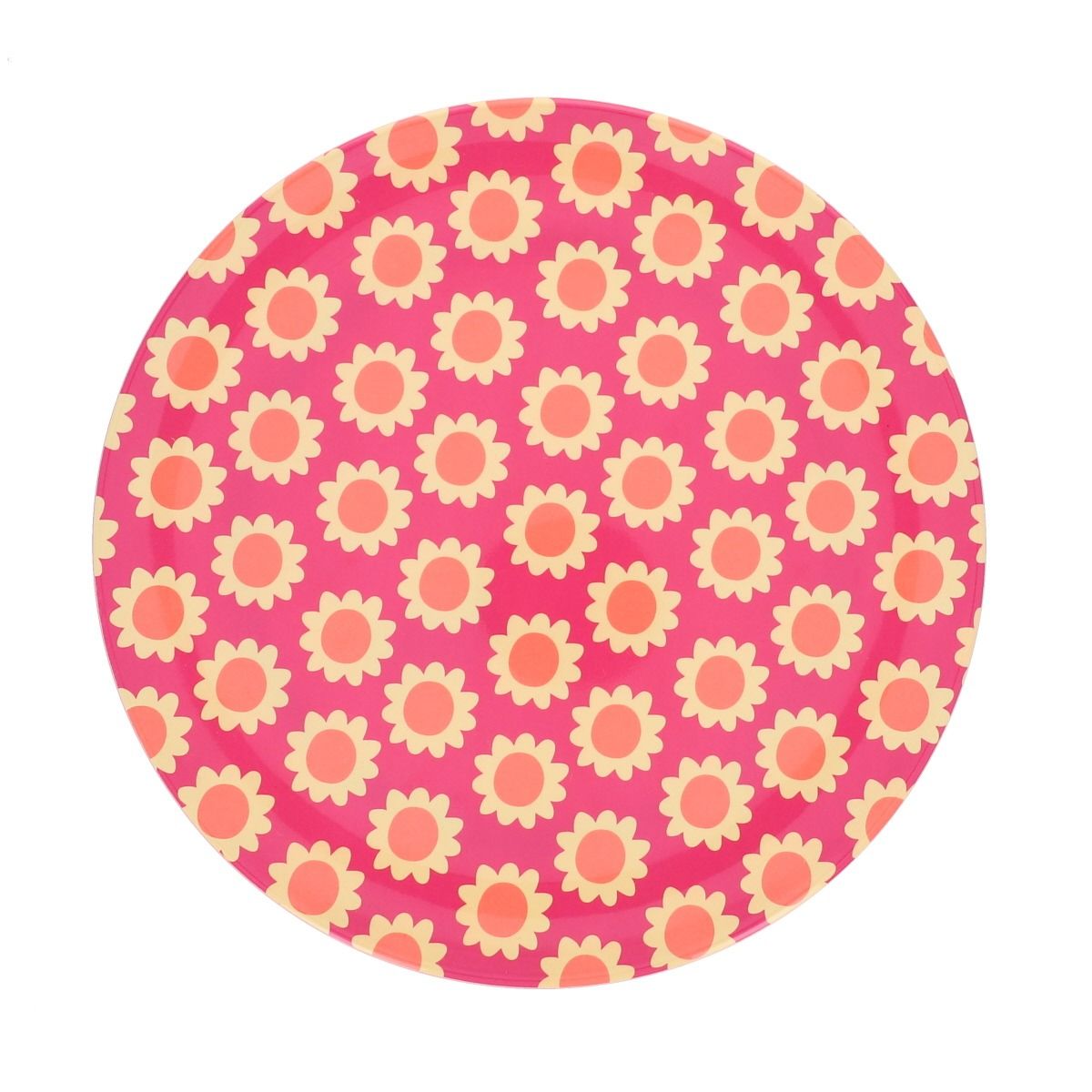 Assiette fleur club soleil