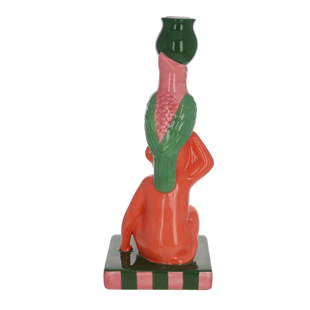 Paraty - bougeoir singe perroquet