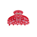 Pince imprimée bandana rouge
