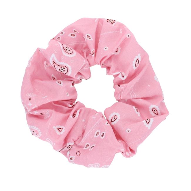 Chouchou - imprimé bandana rose