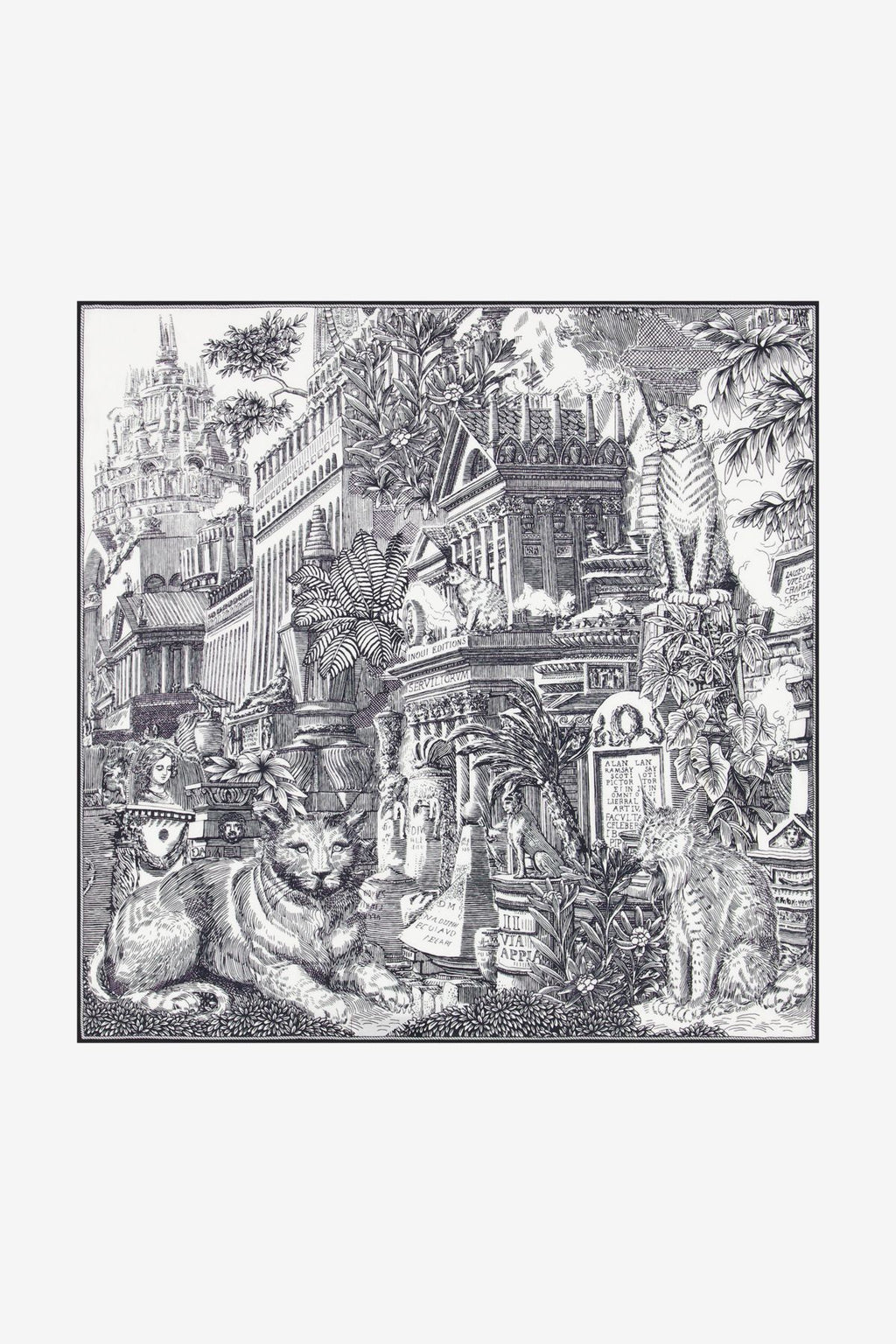 Carre 65 piranesi - noir 1