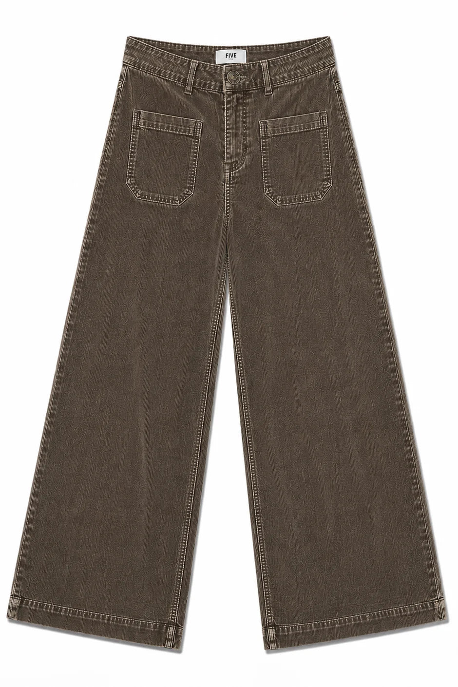 Pantalon Lucia crop large - Cocoa