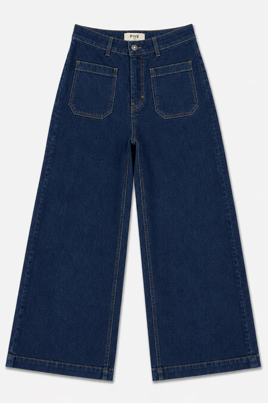 Jeans Lucia crop large - Raw
