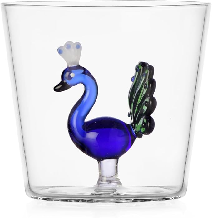 Animal Farm - Verre paon bleu