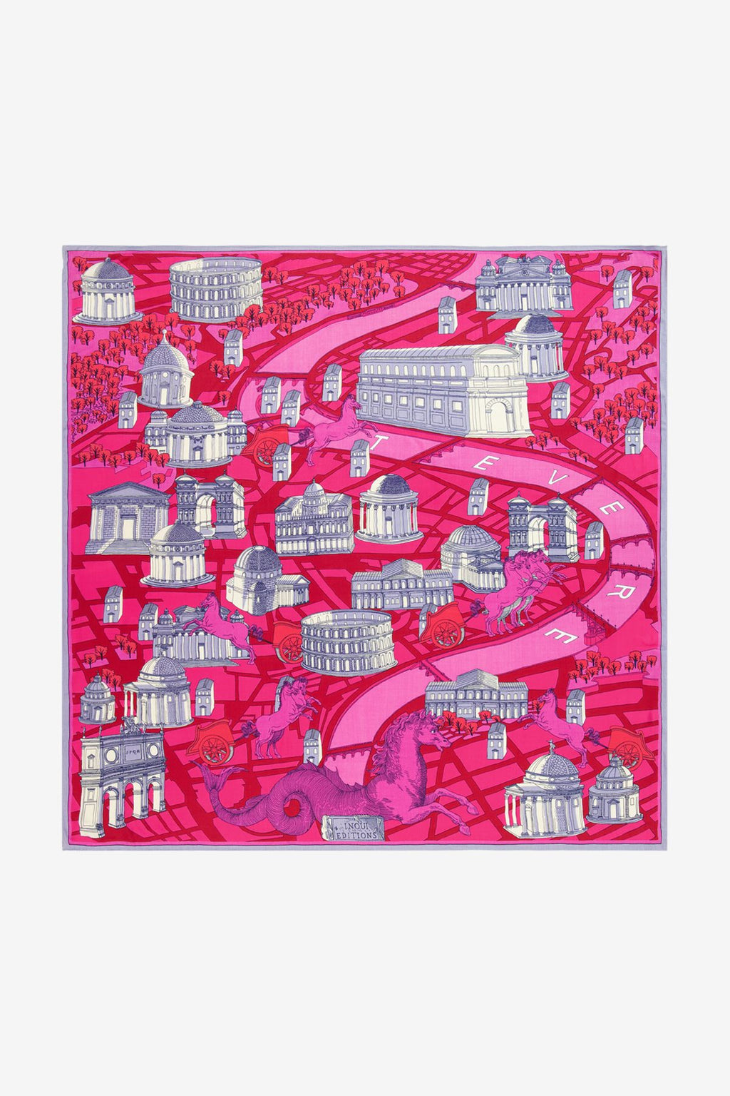 Carre 100 - rome - rouge 1