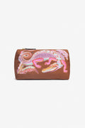 Trousse m croco - caramel 1