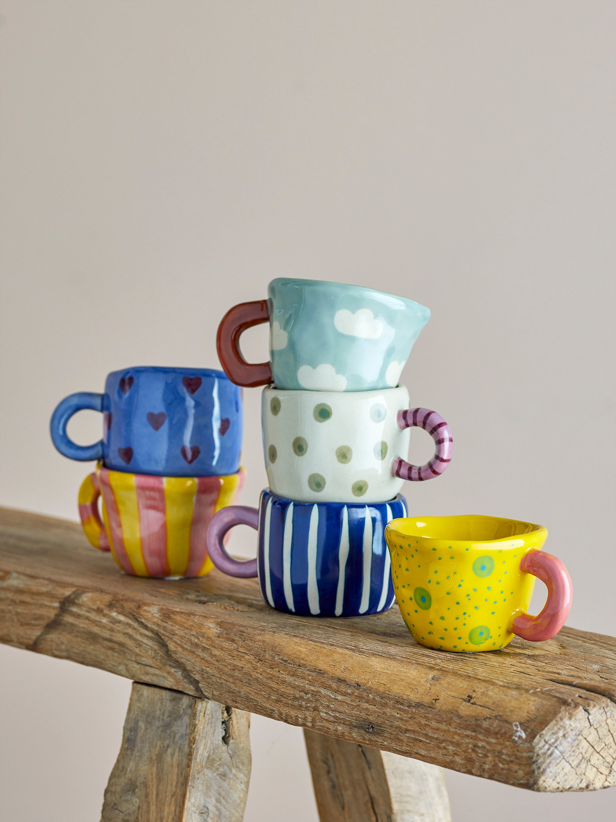 Nini Tasse, Multicolore, Grès