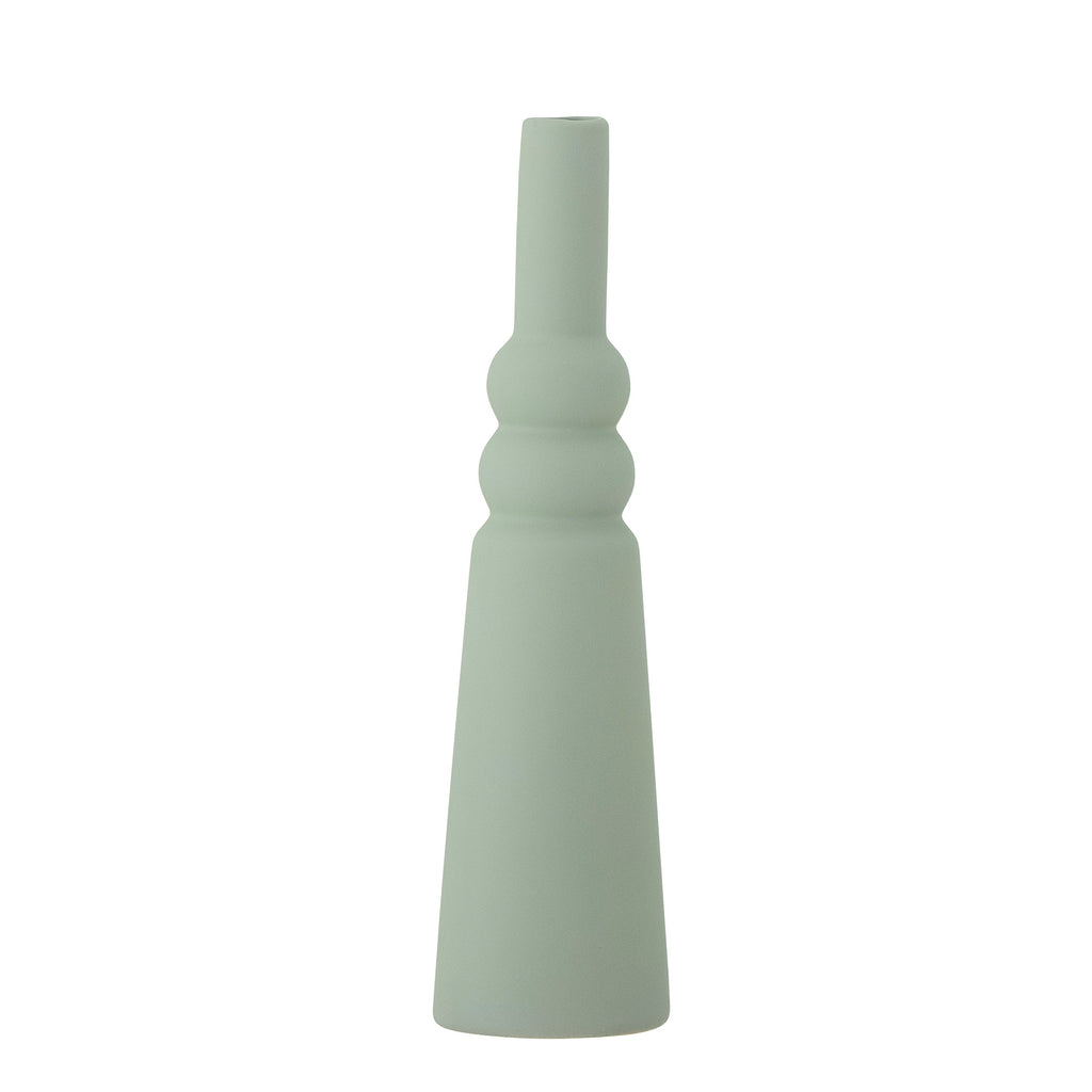 Isolde Vase, Verte, Grès