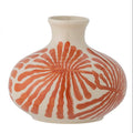 FAUNI - Vase orange en grès