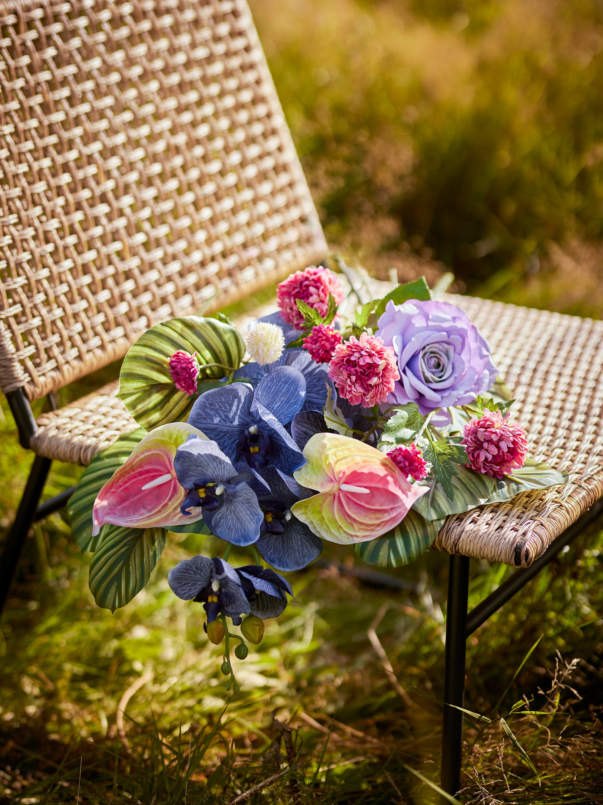 Chrysantemum Tige, Rose, Fleurs artificielles