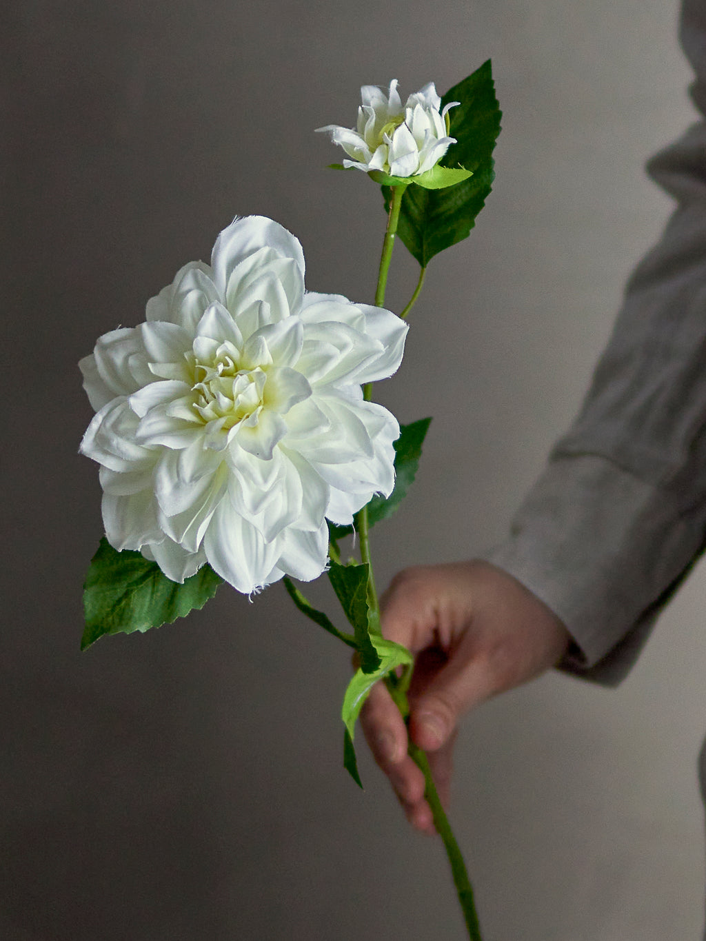 DAHLIA - Tige fleur artificielle