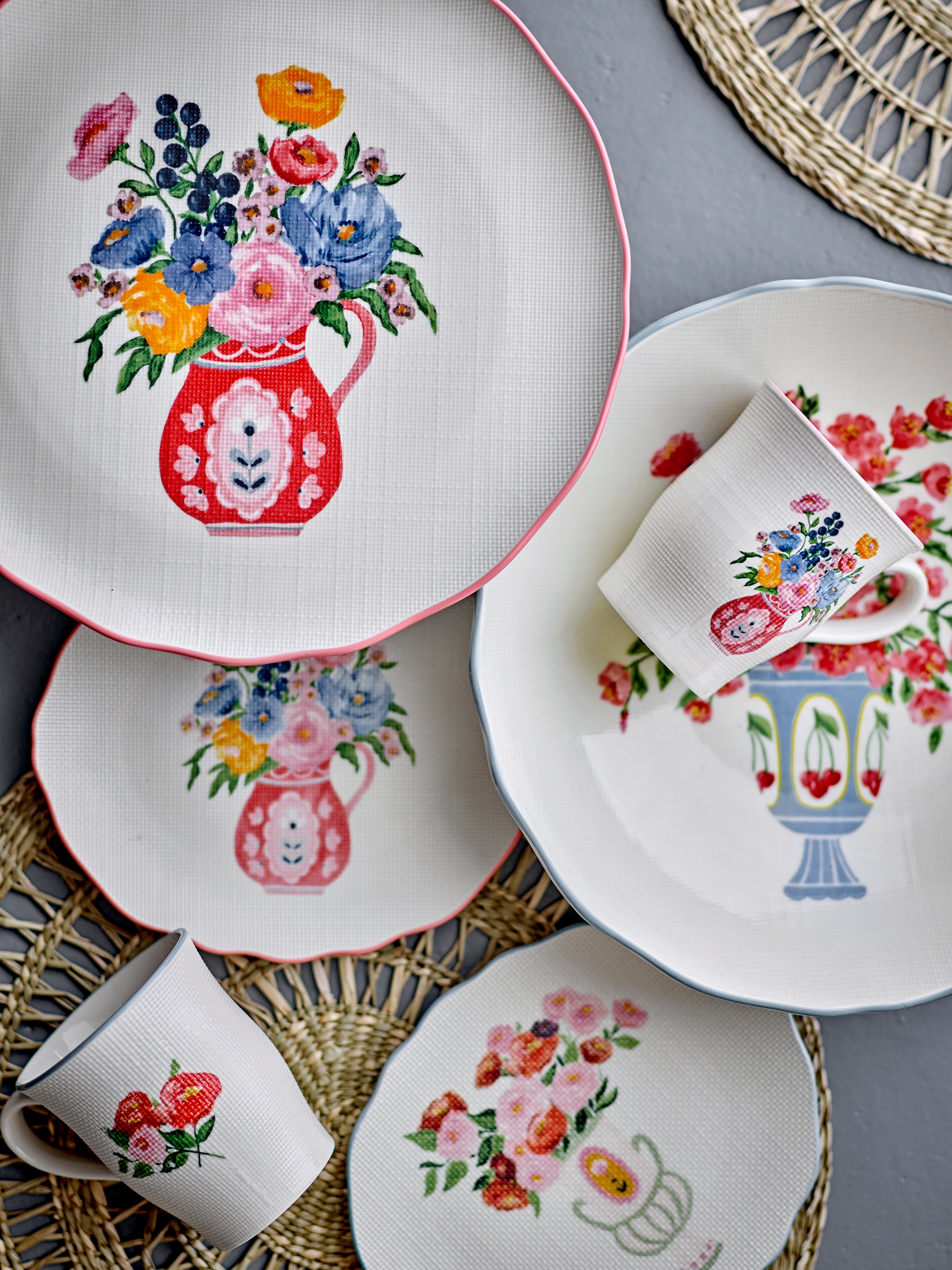 Dorothy Assiette, Multicolore, Grès