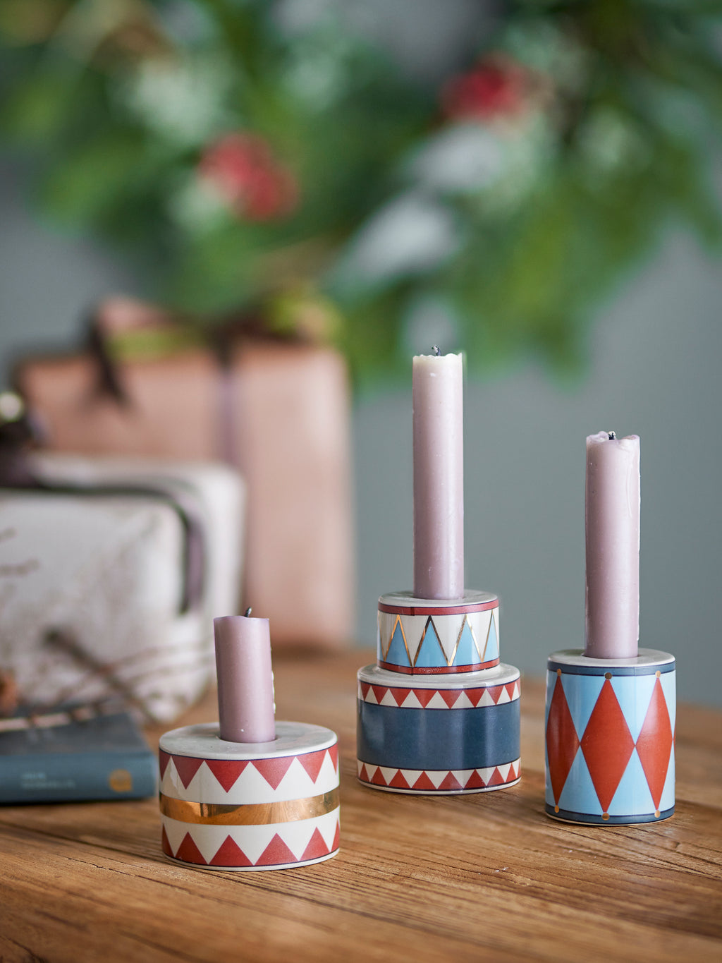 Bitja Bougeoir, Multicolore, Grès