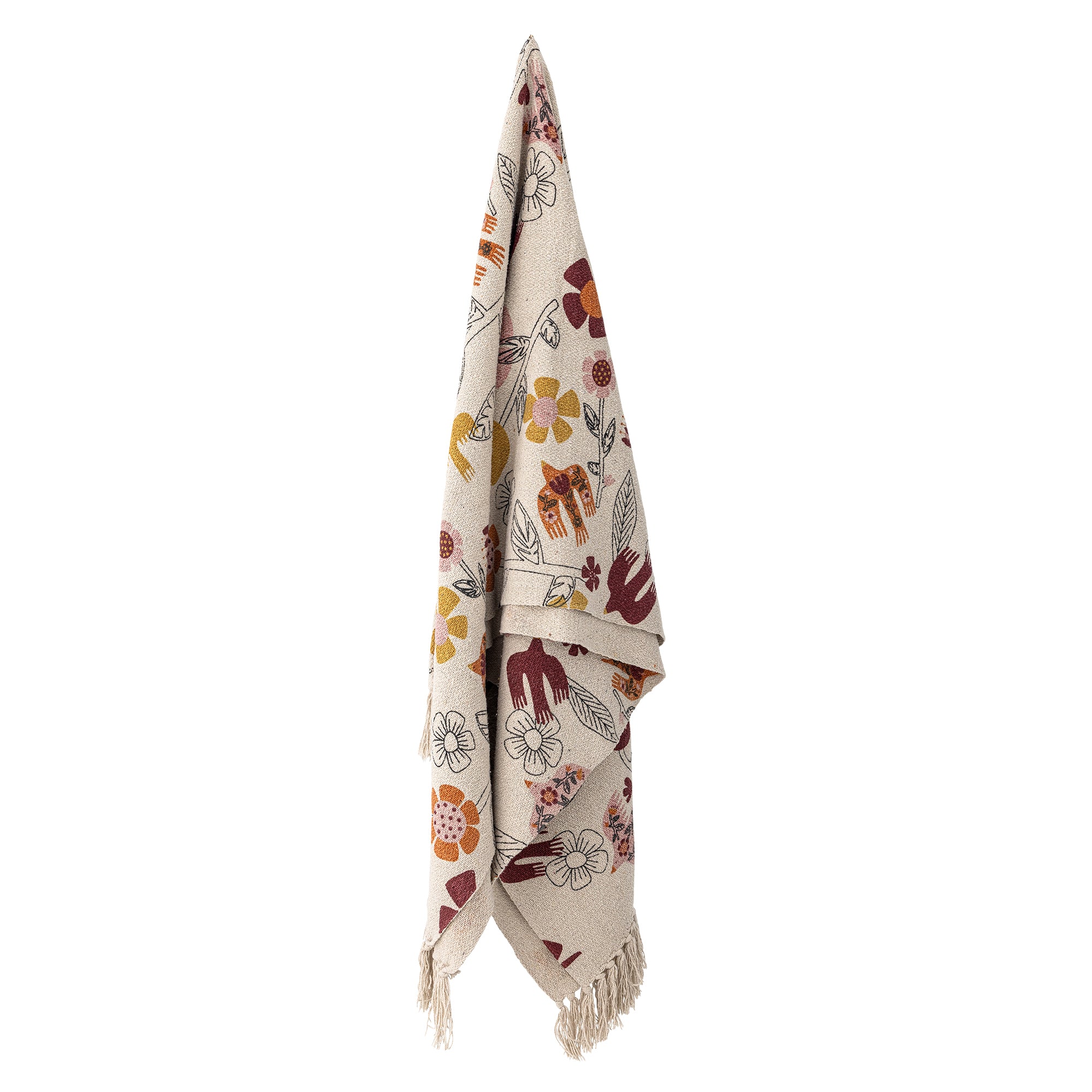 Vivielle Plaid, Multicolore, Coton recyclé