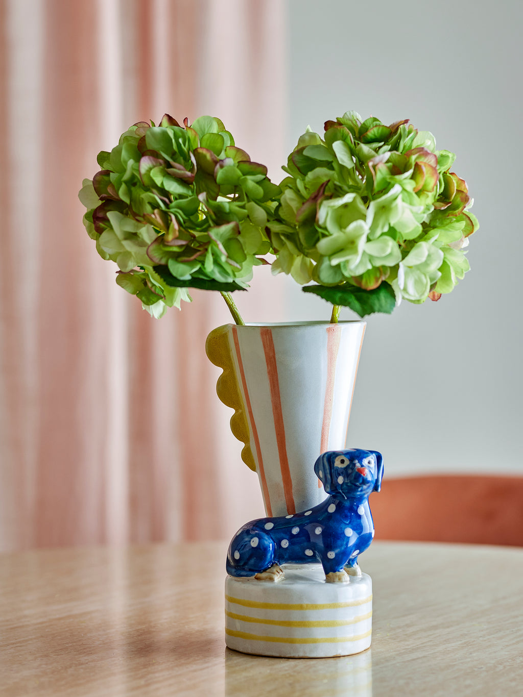 Dachsy Vase, Multicolore, Grès