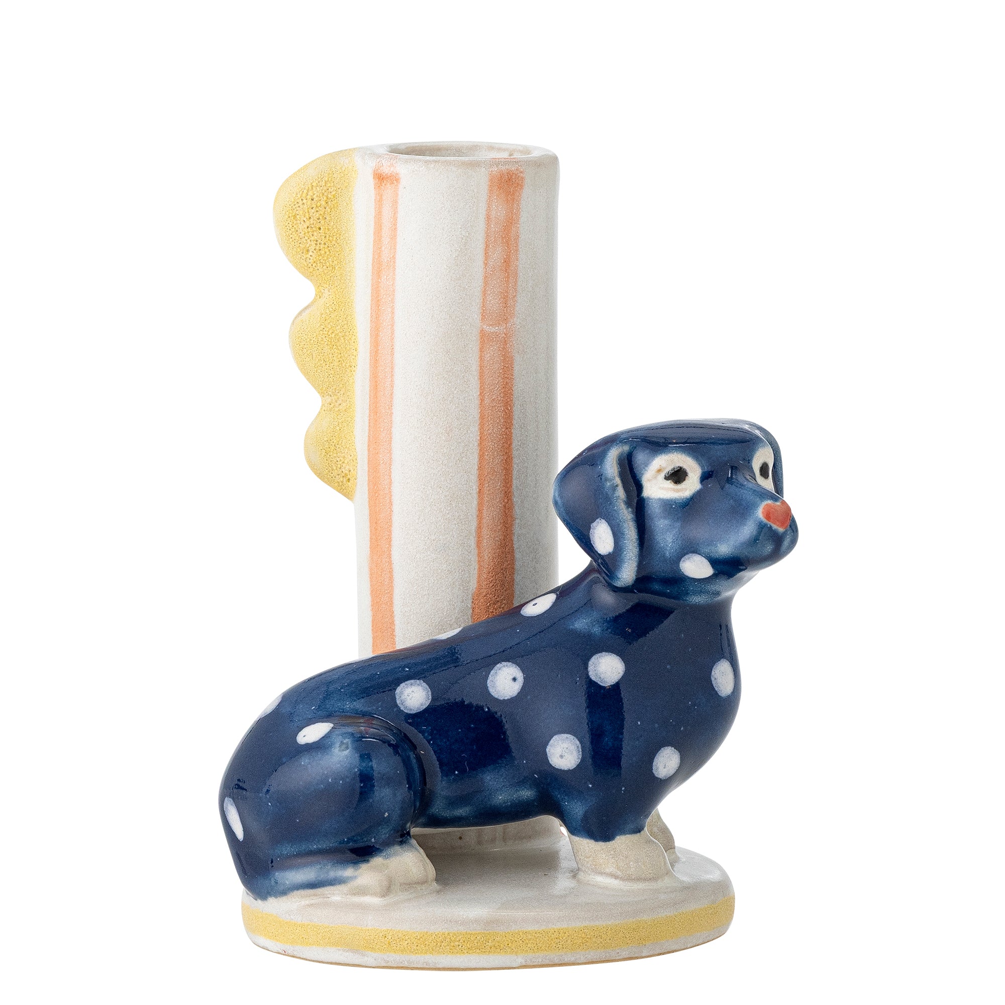 Dachsy Bougeoir, Multicolore, Grès