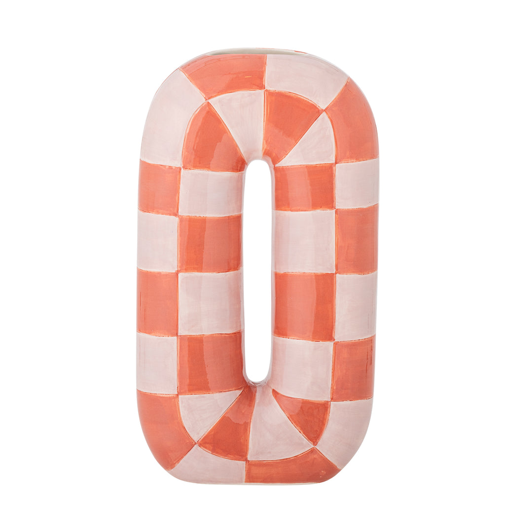 Mae Vase, Orange, Céramique