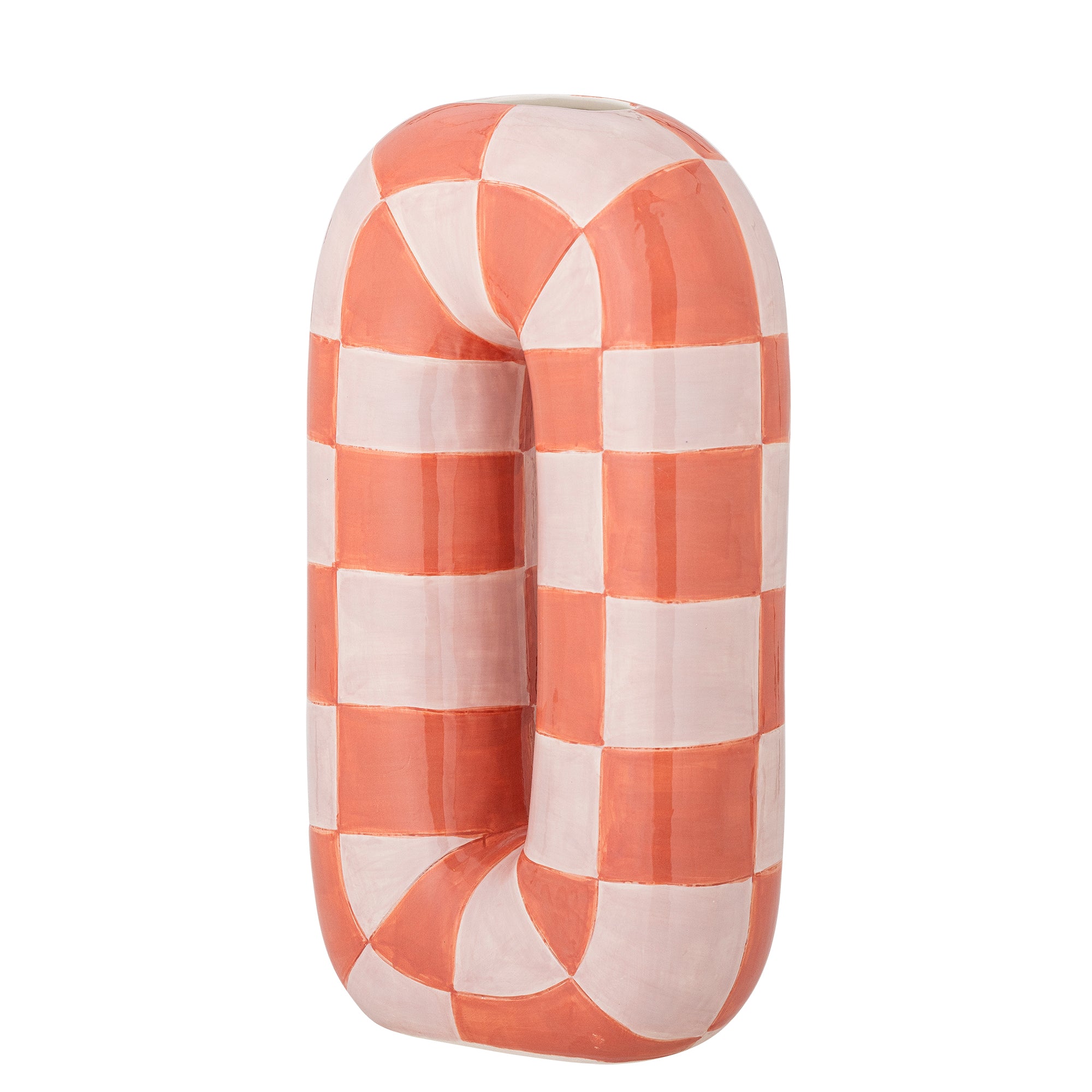 Mae Vase, Orange, Céramique