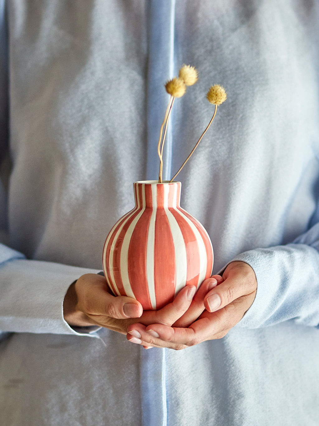 Fian Vase, Orange, Céramique