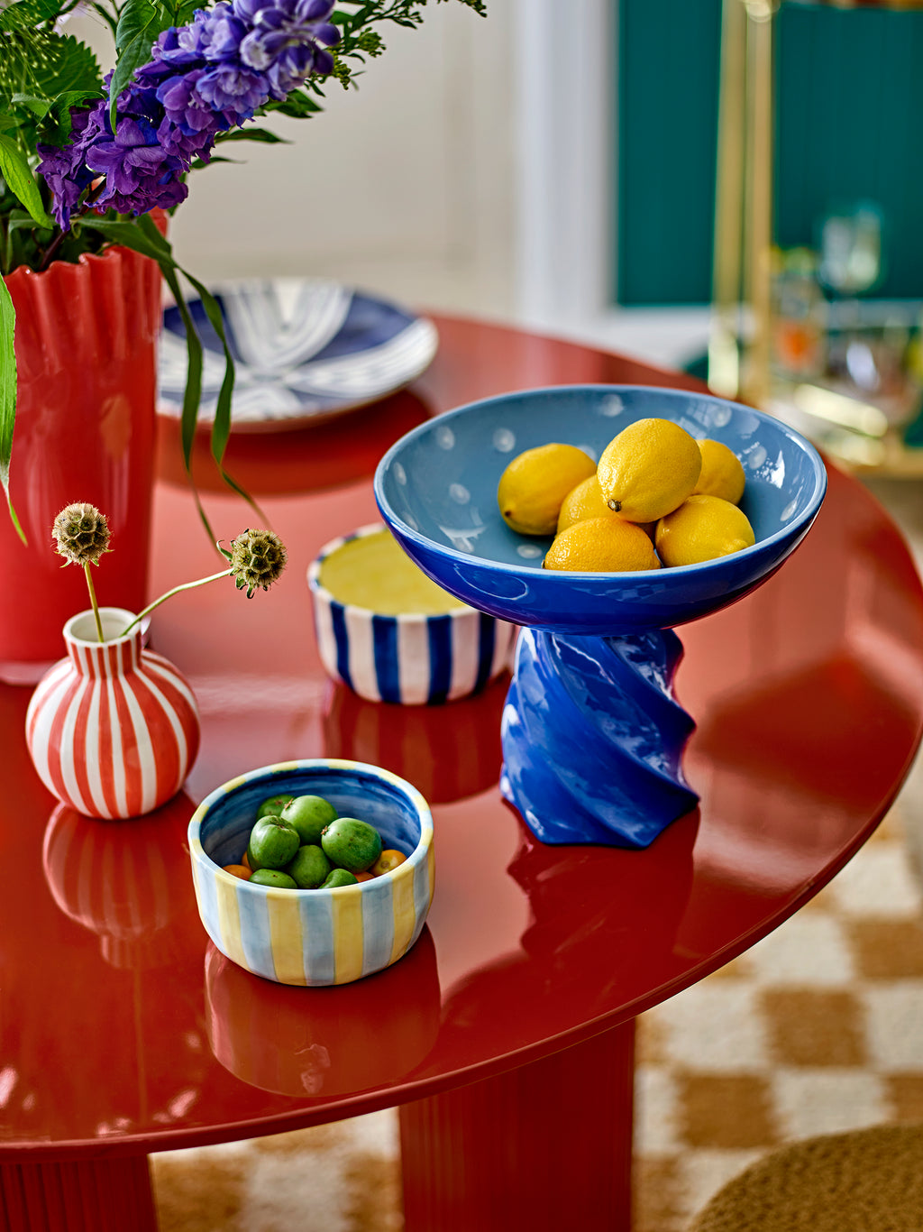 Fian Vase, Orange, Céramique