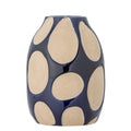 Bashir Vase, Bleu, Grès