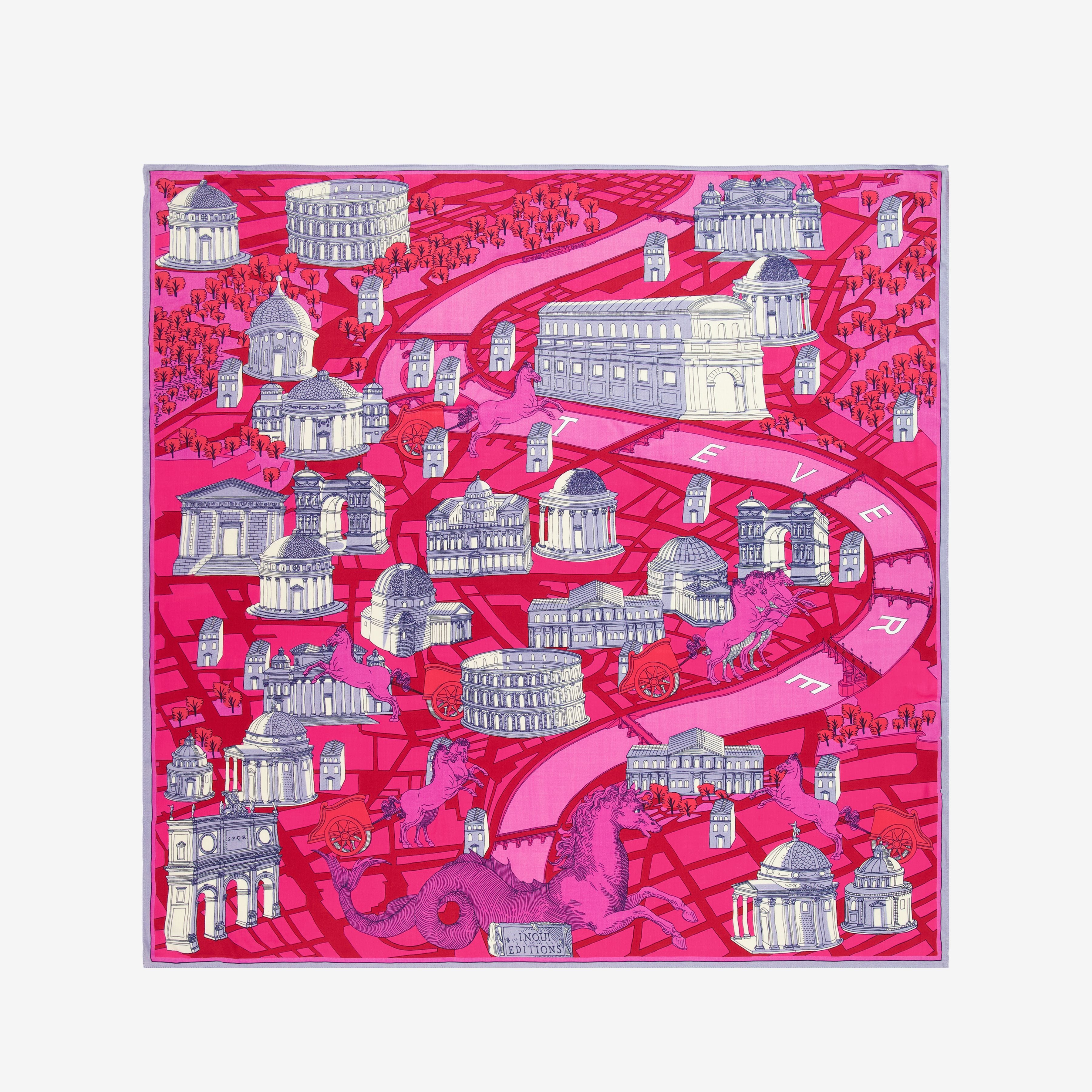 Carre 100 - rome - rouge 3