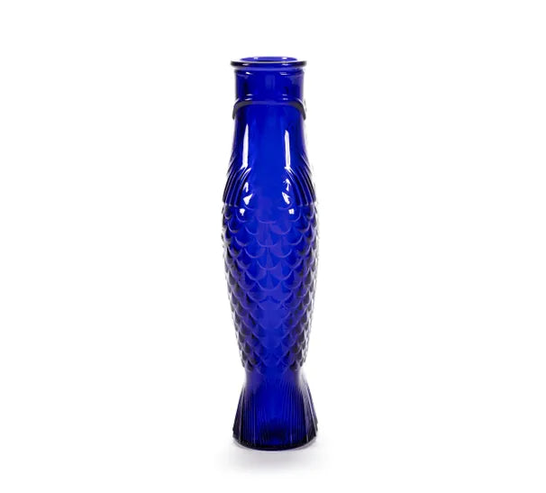 Carafe fish - bleu cobalt