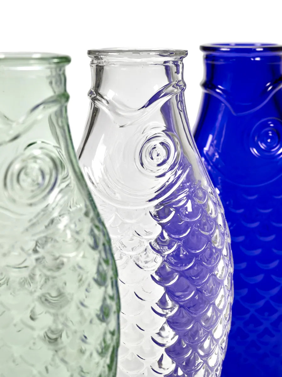 Carafe fish - bleu cobalt