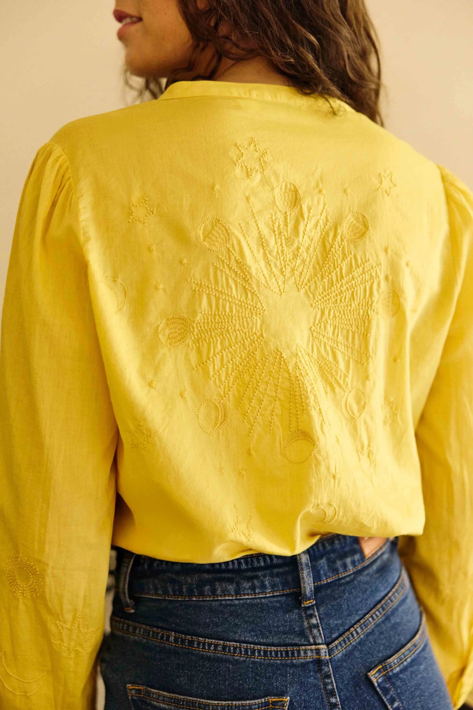 Belyne - blouse ocre