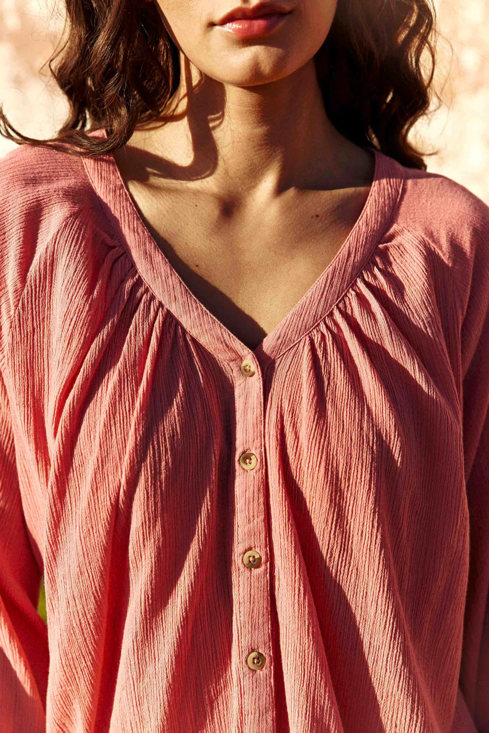 Bertina - blouse blush