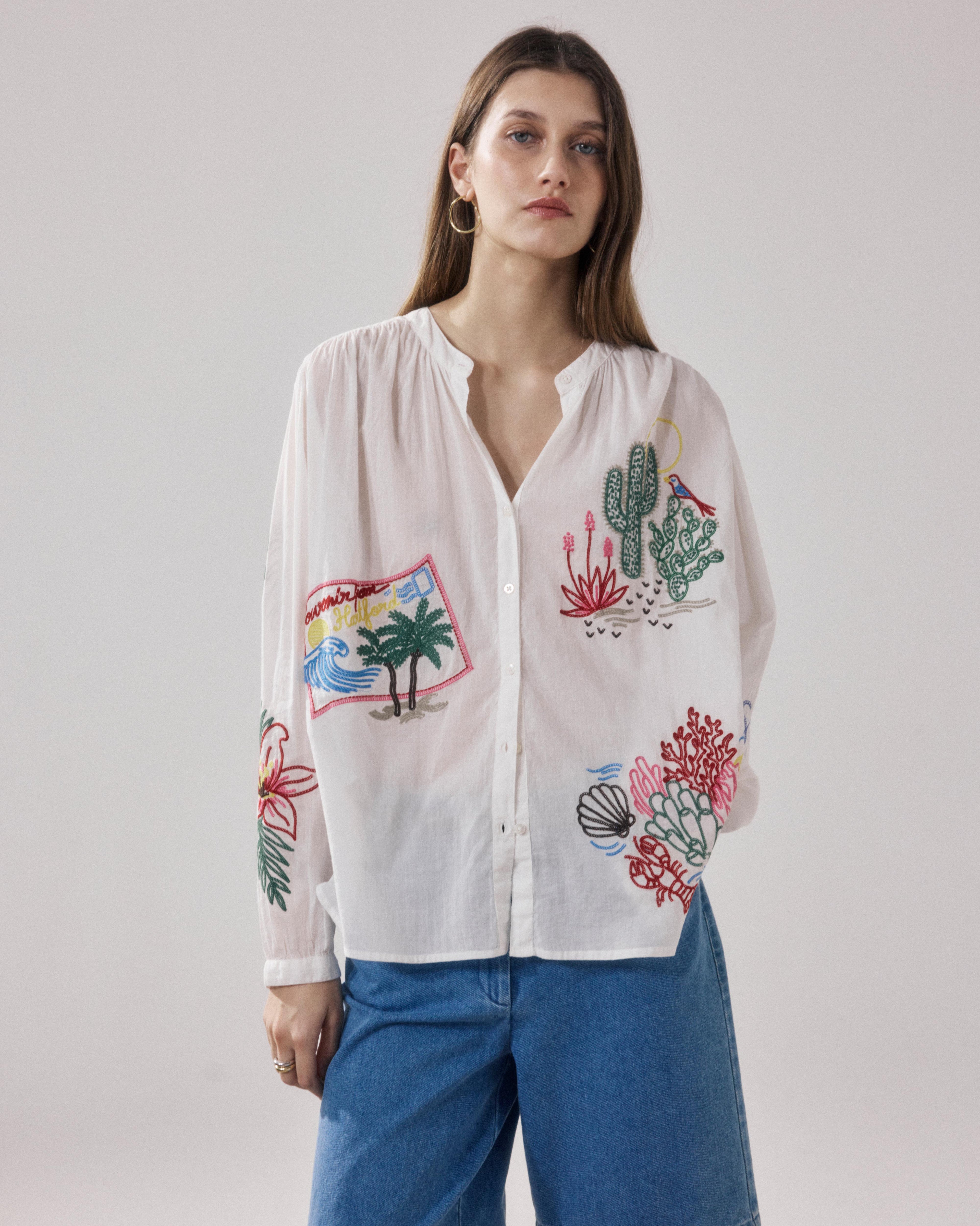 Chemise cielo - ecru 2