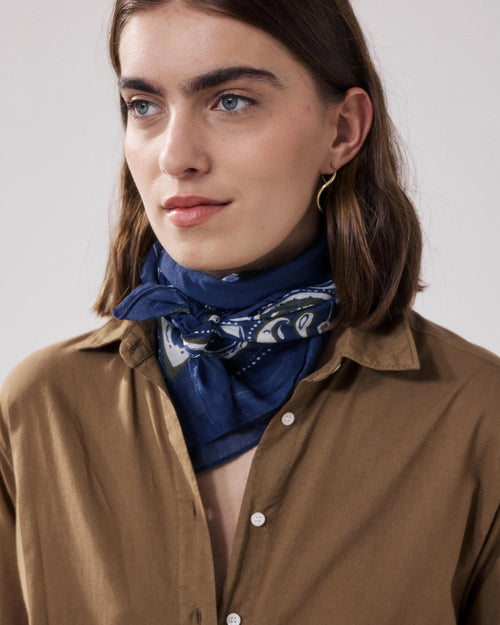 Bandana paisley - indigo