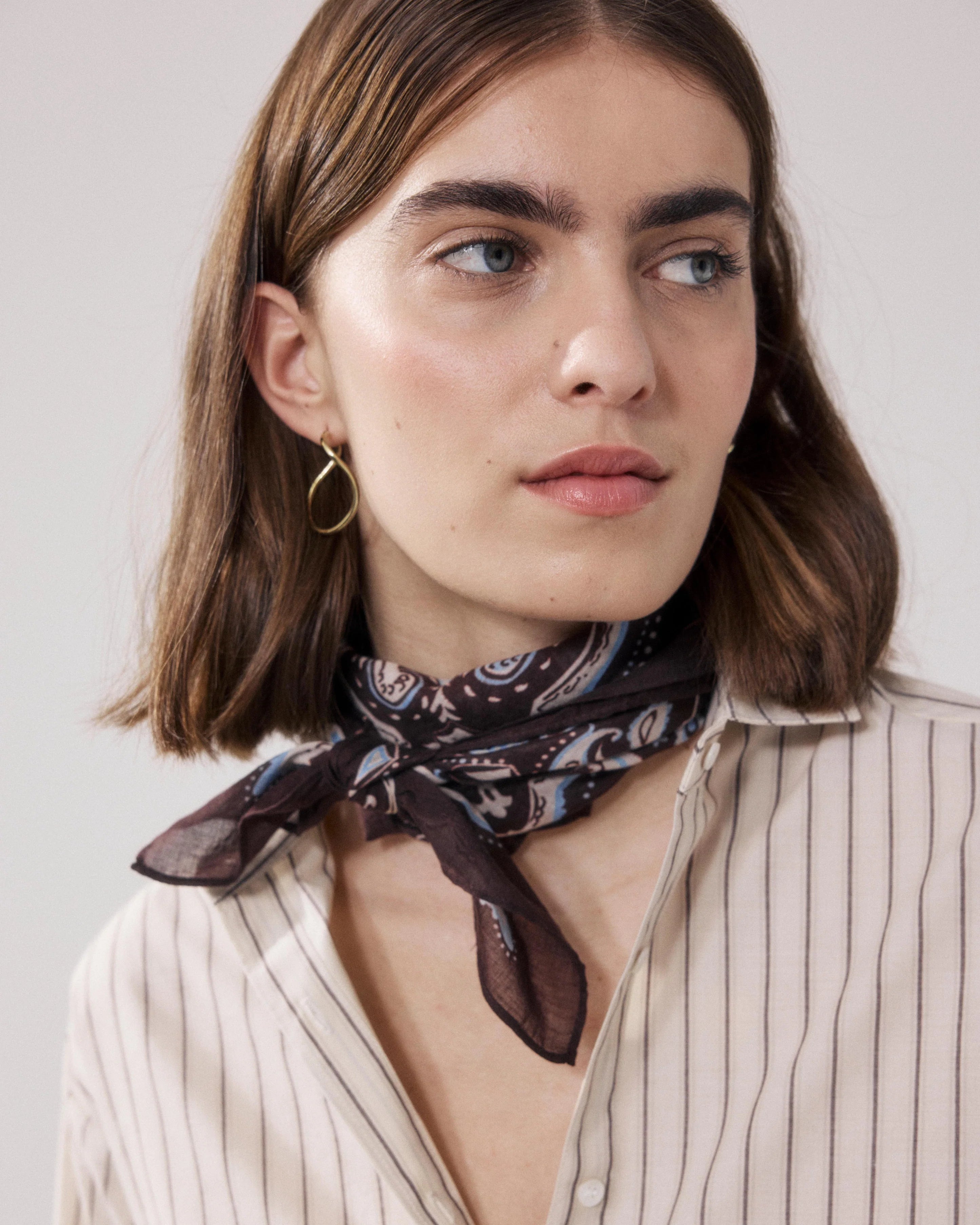 Bandana paisley - wood