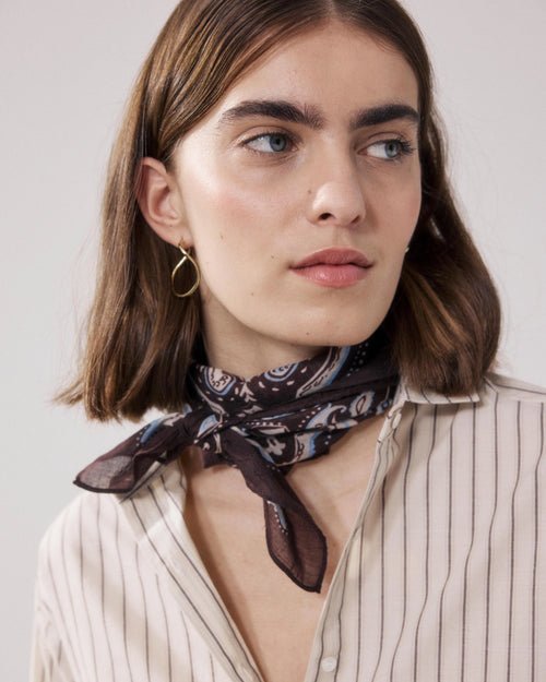 Bandana paisley - wood