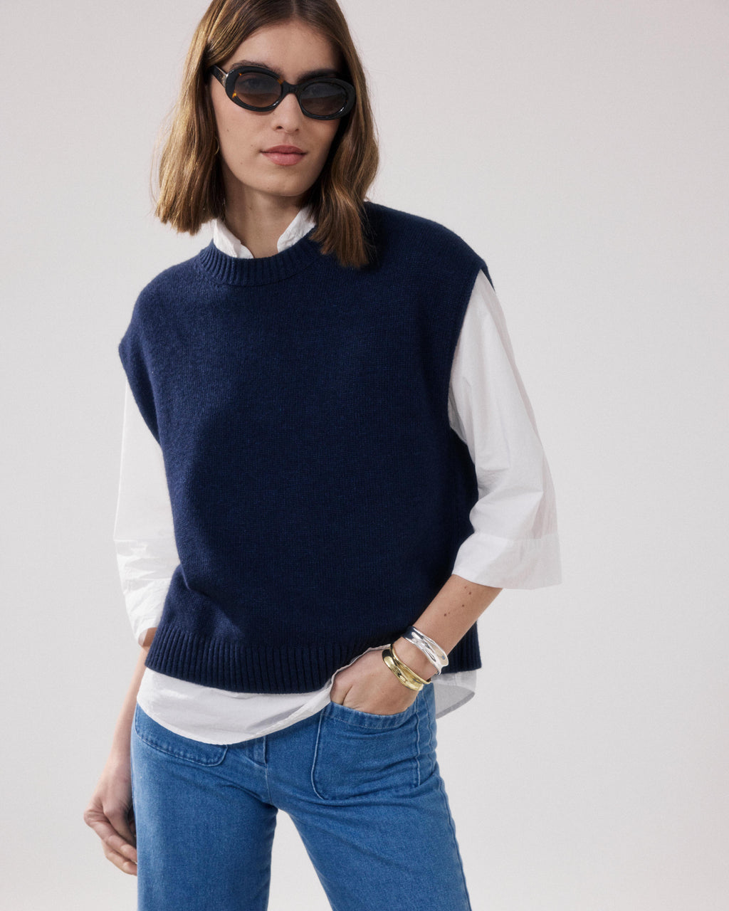 Pull mayra sm - navy 1