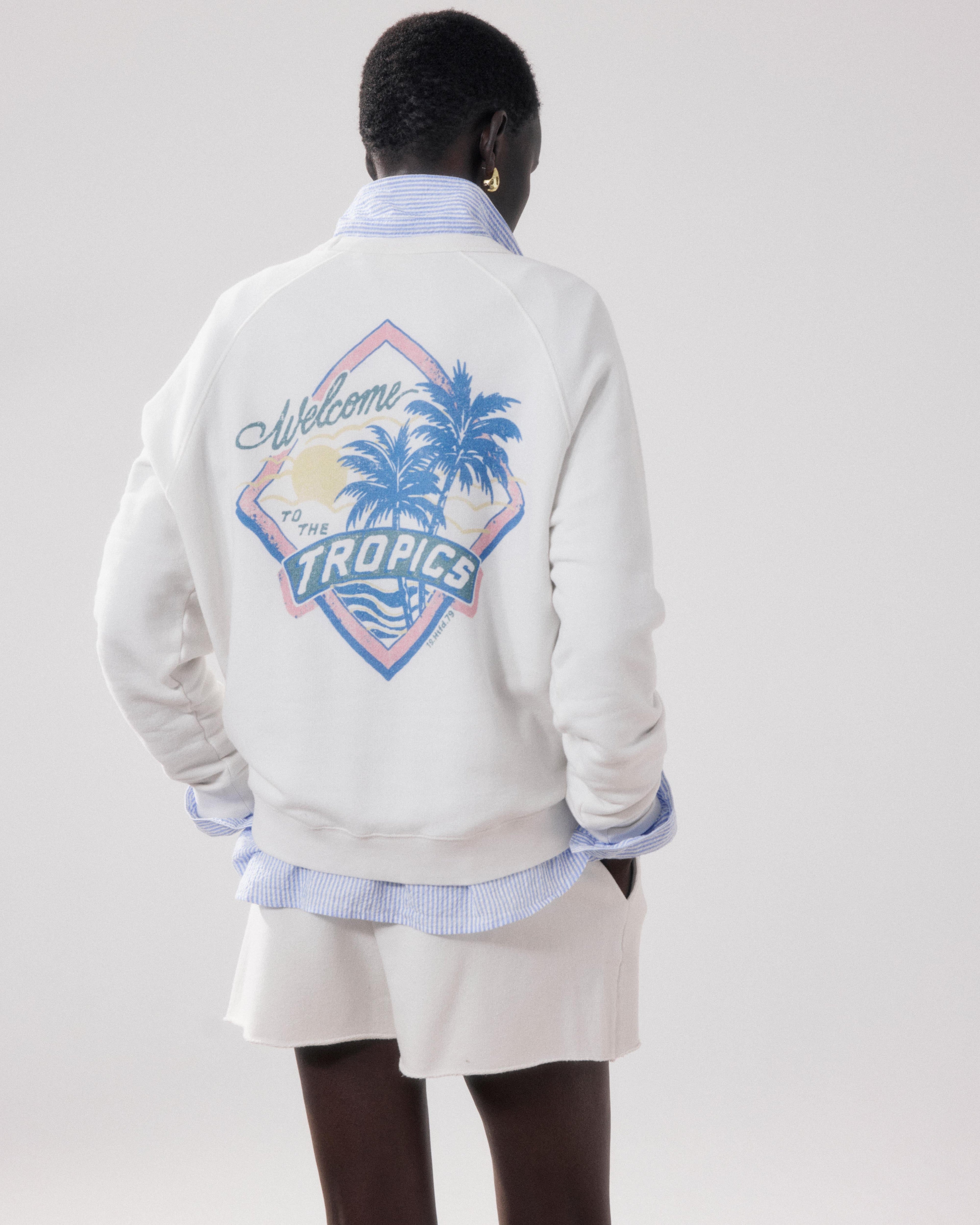 Sweatshirt tatropic - ecru 2