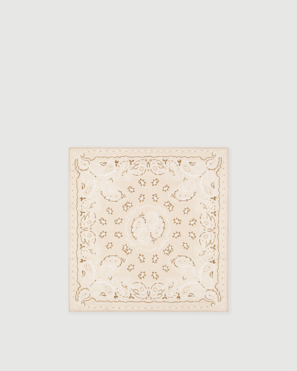 Echarpe Bandana Paisley - Beige