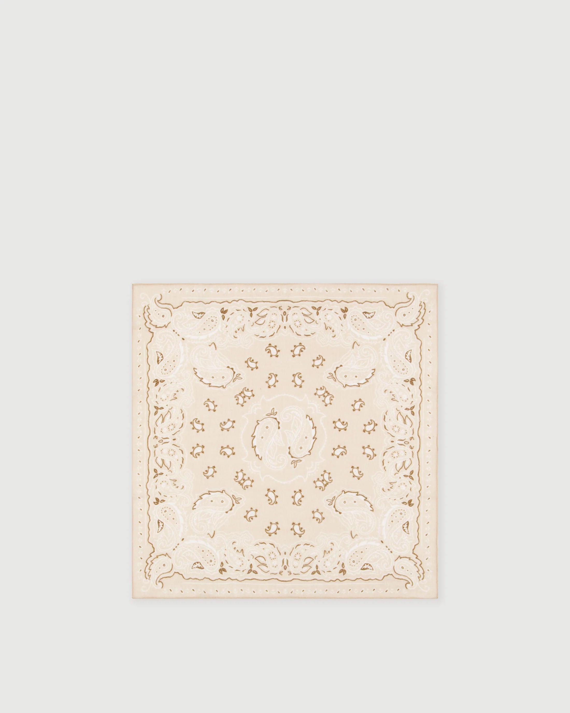 Echarpe Bandana Paisley - Beige