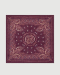 Echarpe Bandana Paisley - Wine